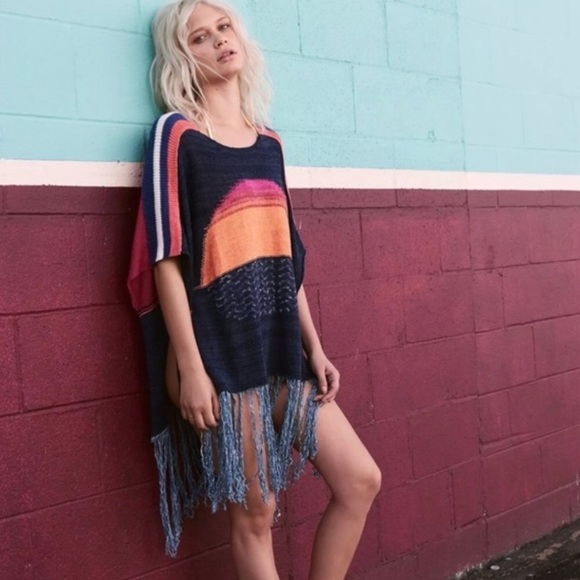 Free People Sweaters - 🎉Free People Sunset Fringe Sweater🎉